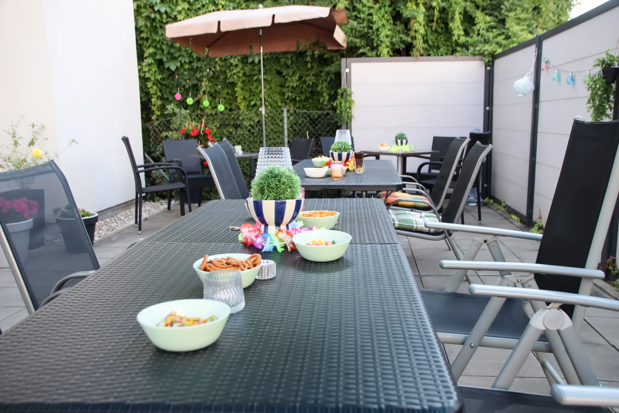 Terrasse und Garten der ReVivo Tagespflege