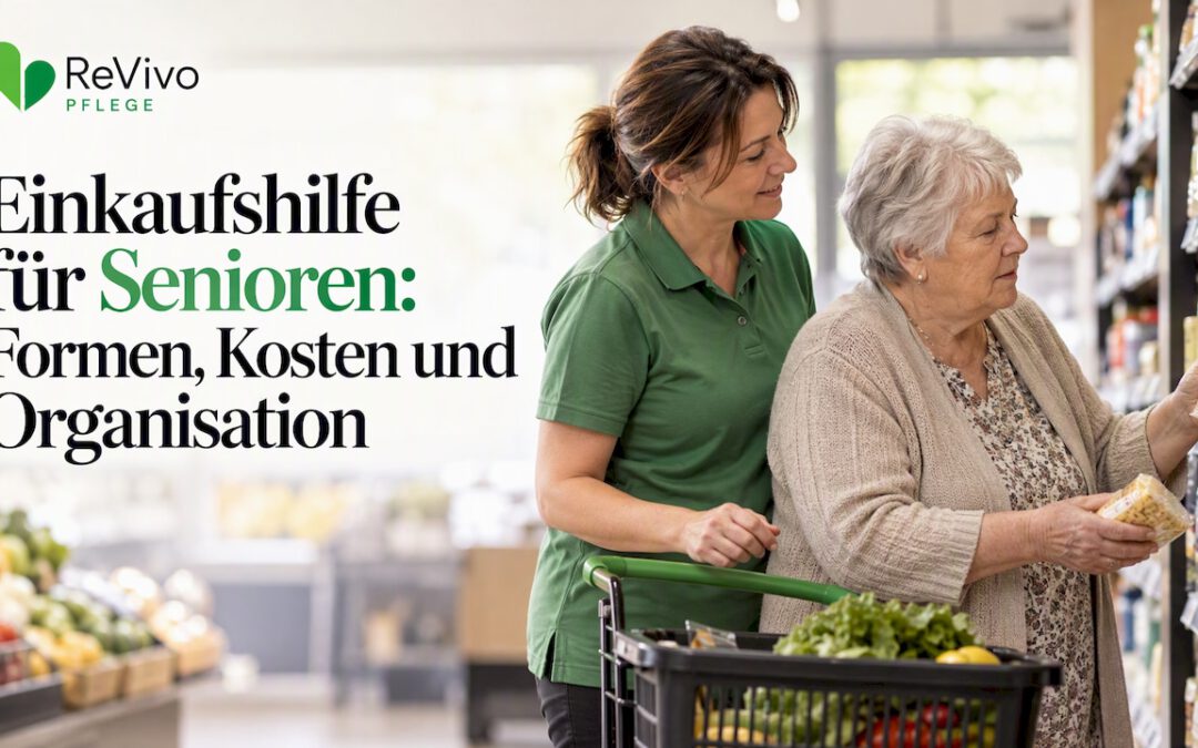 Einkaufshilfe für Senioren: Formen, Kosten und Organisation